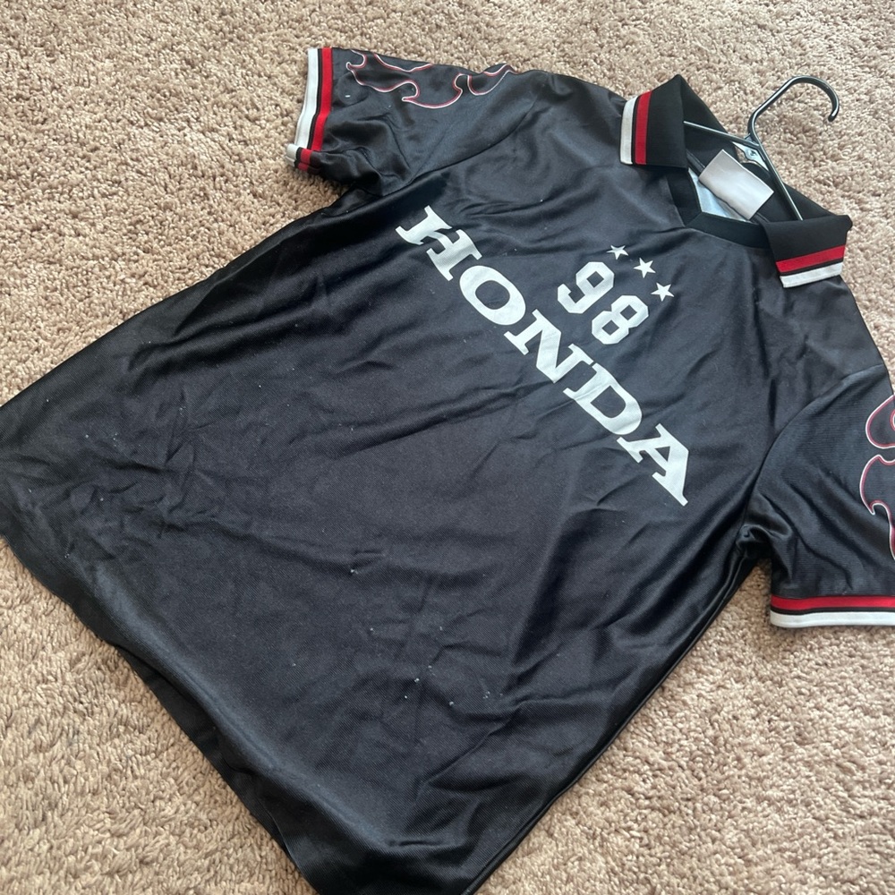 Honda Black Men's Jersey Shirt